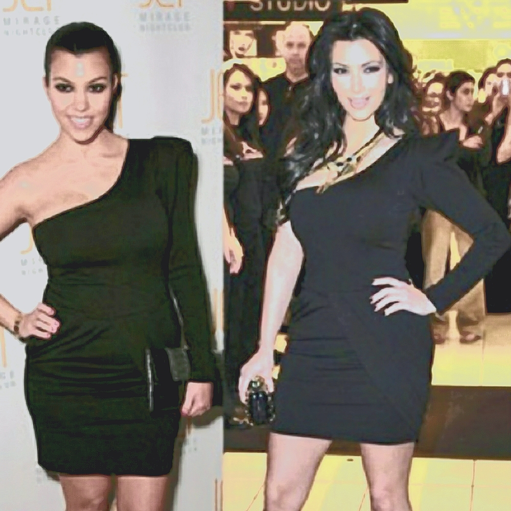 Kardashian kollection bebe one shoulder y2k bodycon dress xsmall nwt new